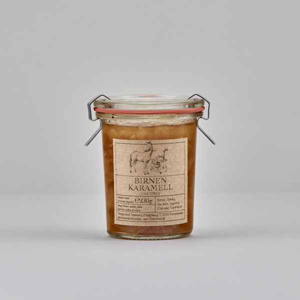 Birnen-Karamell-Chutney